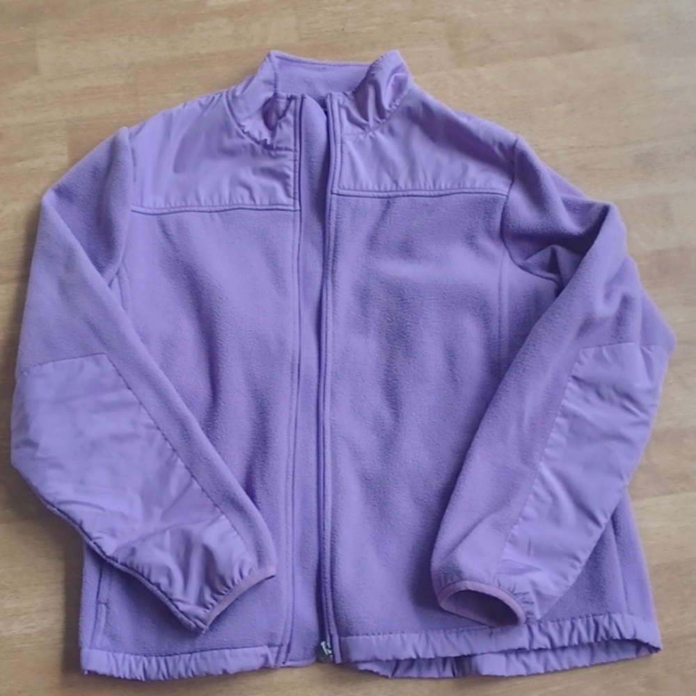 Izod fleece jacket  women's size xl color purple